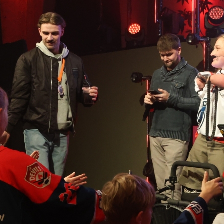Sfeerbeelden van de Feestavond van de Nijmegen Devils in de Vasim.