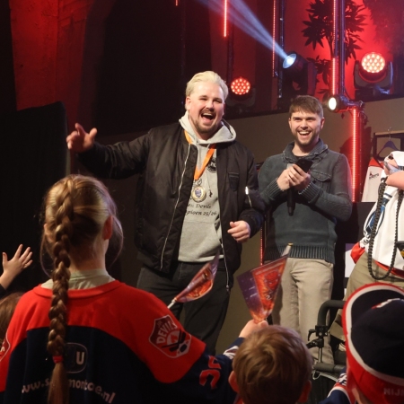 Sfeerbeelden van de Feestavond van de Nijmegen Devils in de Vasim.