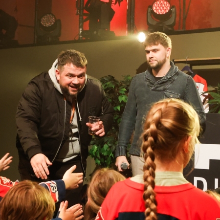 Sfeerbeelden van de Feestavond van de Nijmegen Devils in de Vasim.