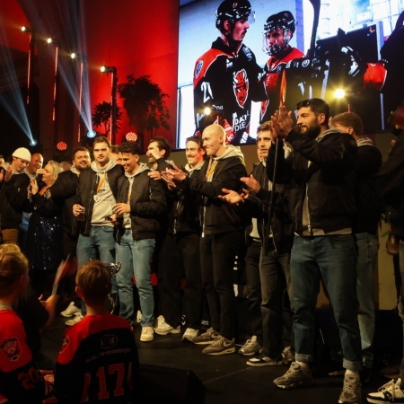 Sfeerbeelden van de Feestavond van de Nijmegen Devils in de Vasim.