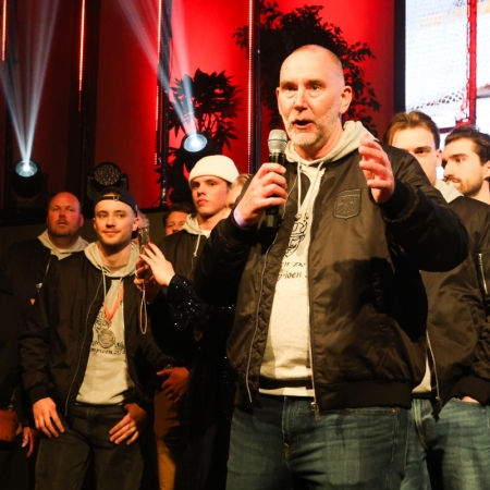 Sfeerbeelden van de Feestavond van de Nijmegen Devils in de Vasim.