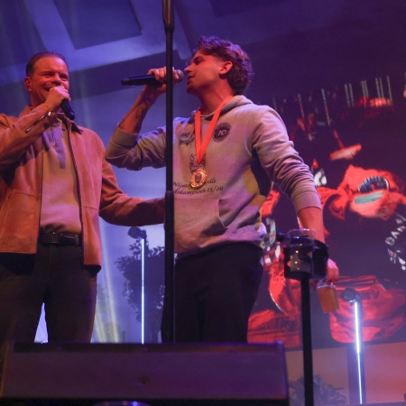 Sfeerbeelden van de Feestavond van de Nijmegen Devils in de Vasim.