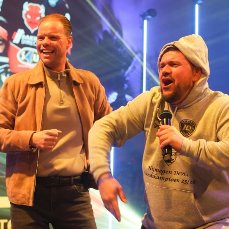 Sfeerbeelden van de Feestavond van de Nijmegen Devils in de Vasim.