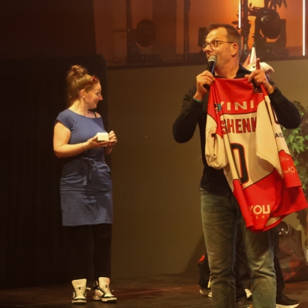Sfeerbeelden van de Feestavond van de Nijmegen Devils in de Vasim.