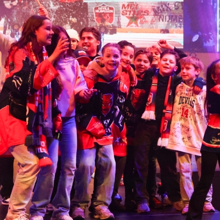 Sfeerbeelden van de Feestavond van de Nijmegen Devils in de Vasim.