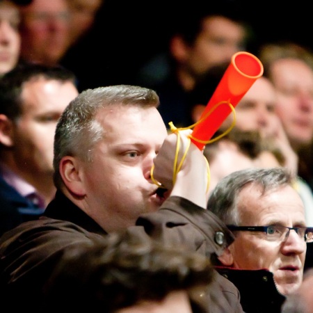 Supporter met toeter