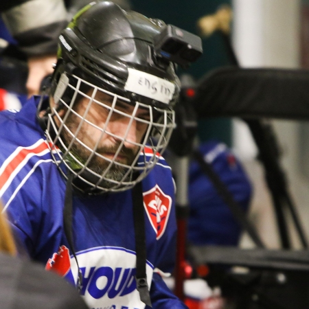 Foto verslag Nijmegen Para Ijshockey tegen Phantoms uit Antwerpen.            © IJshockeyfoto.nl