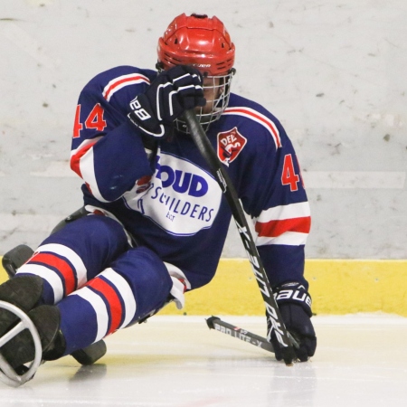 Foto verslag Nijmegen Para Ijshockey tegen Phantoms uit Antwerpen.            © IJshockeyfoto.nl