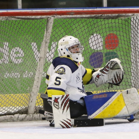 Foto verslag Nijmegen Para Ijshockey tegen Phantoms uit Antwerpen.            © IJshockeyfoto.nl