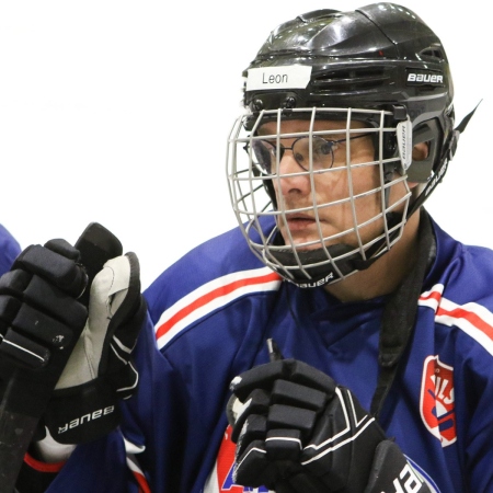 Foto verslag Nijmegen Para Ijshockey tegen Phantoms uit Antwerpen.            © IJshockeyfoto.nl