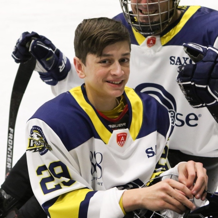 Foto verslag Nijmegen Para Ijshockey tegen Phantoms uit Antwerpen.            © IJshockeyfoto.nl