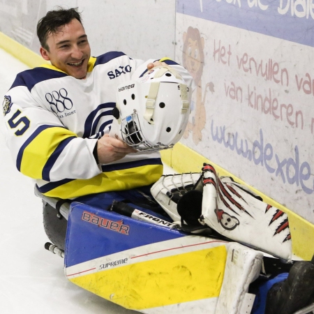 Foto verslag Nijmegen Para Ijshockey tegen Phantoms uit Antwerpen.            © IJshockeyfoto.nl