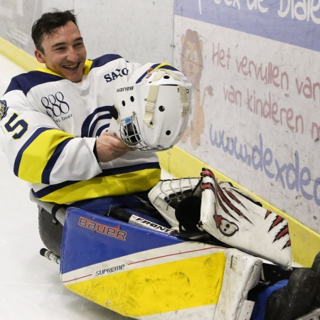 Foto verslag Nijmegen Para Ijshockey tegen Phantoms uit Antwerpen.            © IJshockeyfoto.nl