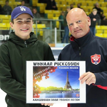 Puck gooi winnaar van deze week